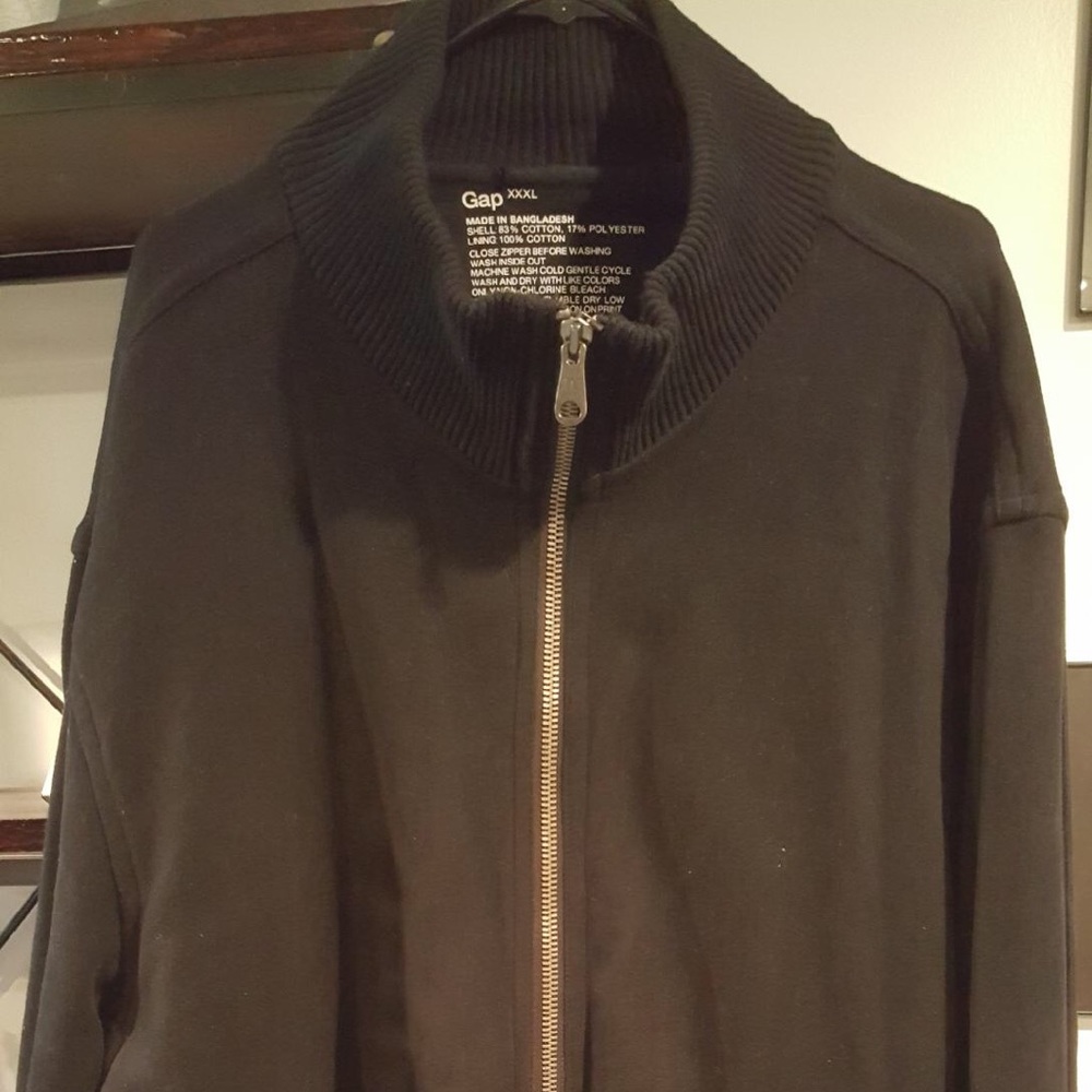 Black 3XL Gap zip sweater jacket **gently used